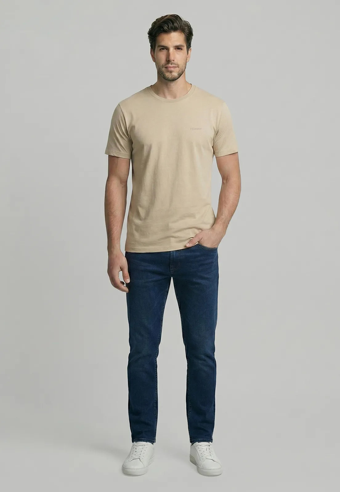 Polera Hombre  Chicago Lt Grey