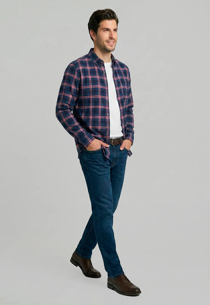 Camisa Hombre Monterrey Coral