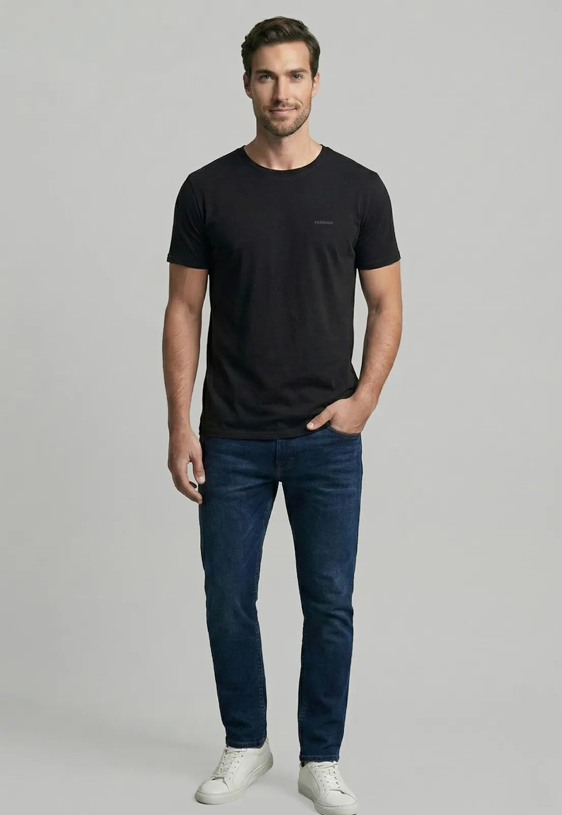 Polera Hombre Regular Chicago Black