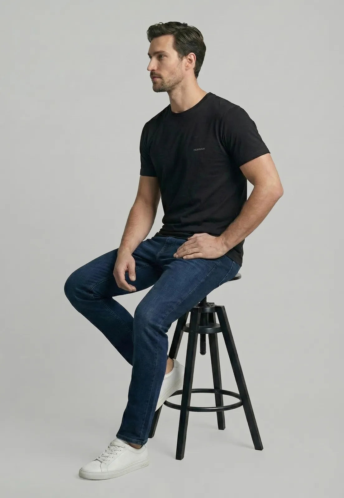 Polera Hombre Regular Chicago Black