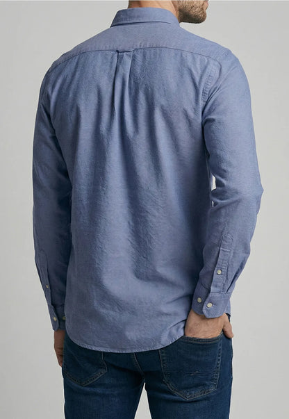 Camisa Hombre Sport Oxford Azul Media Noche