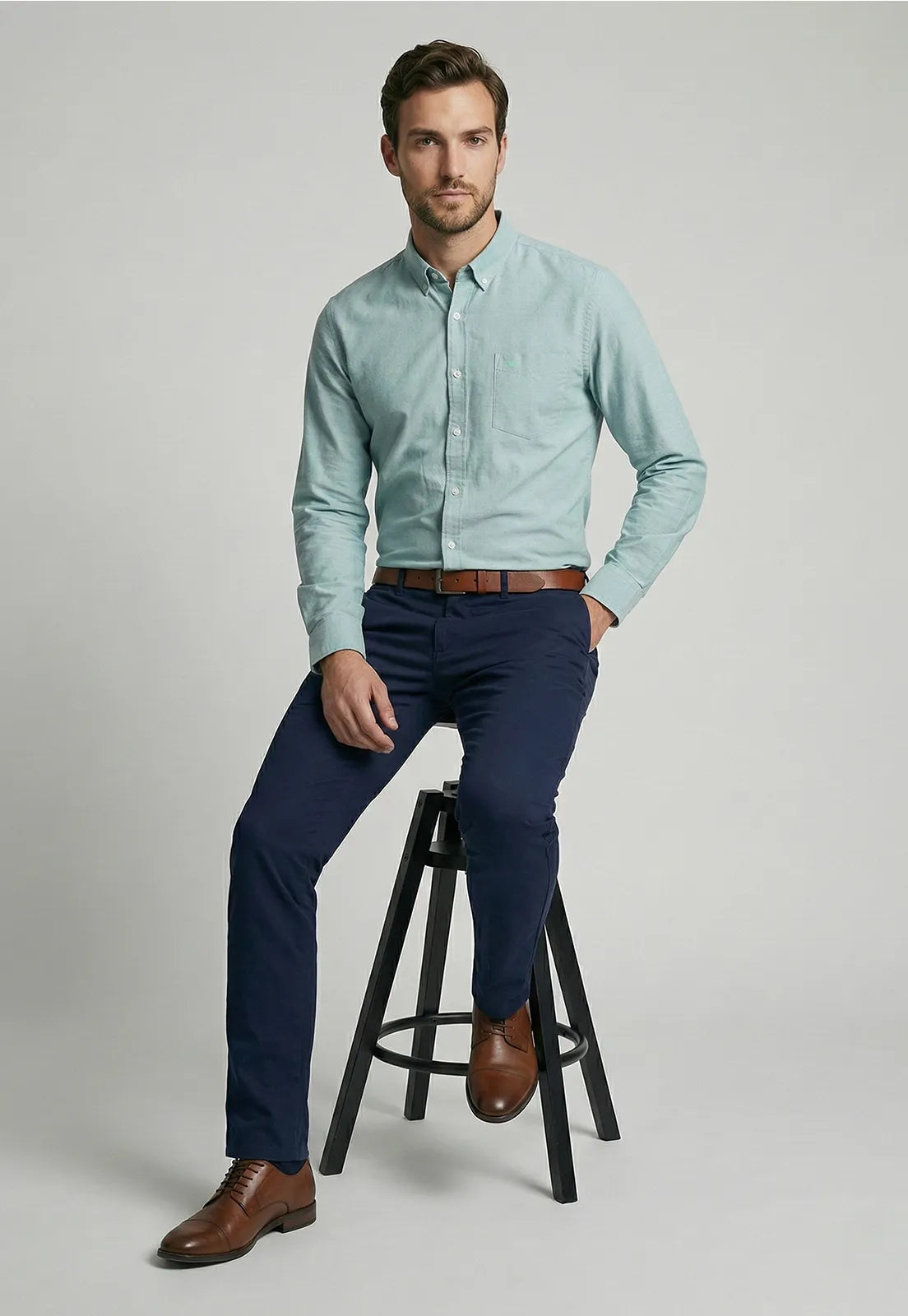 Camisa Hombre Oxford Smart Casual River One