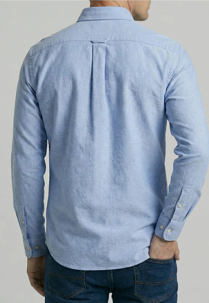 Camisa Hombre Oxford Sport  Sky Men