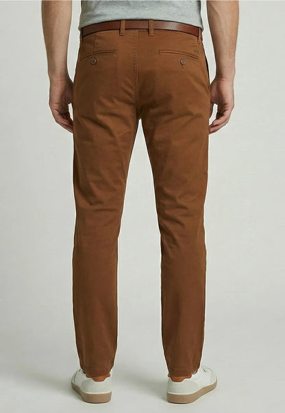 Pantalón Hombre Twill Without Pleats L/33 Lt Camel One