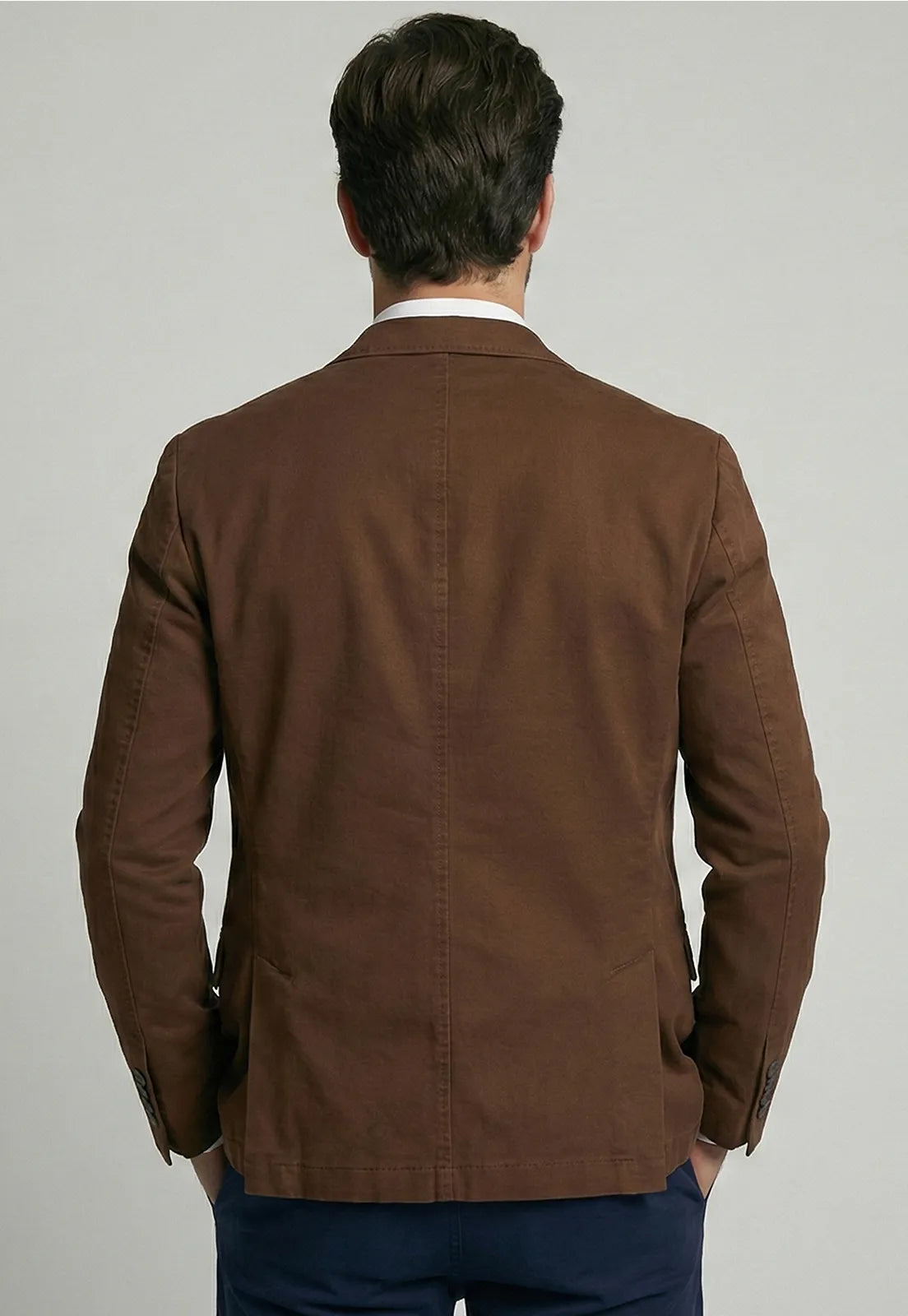 Blazer Hombre Slim Stanford Toasted