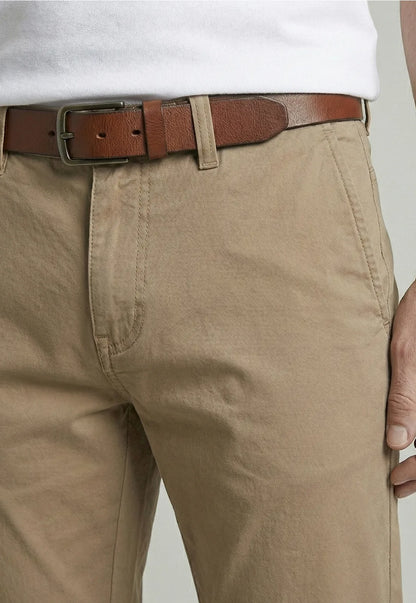 Pantalón Hombre Slim Twill L/33 Beige