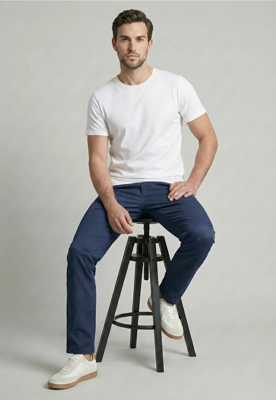 Pantalón Hombre Slim Twill L/33 Steel One