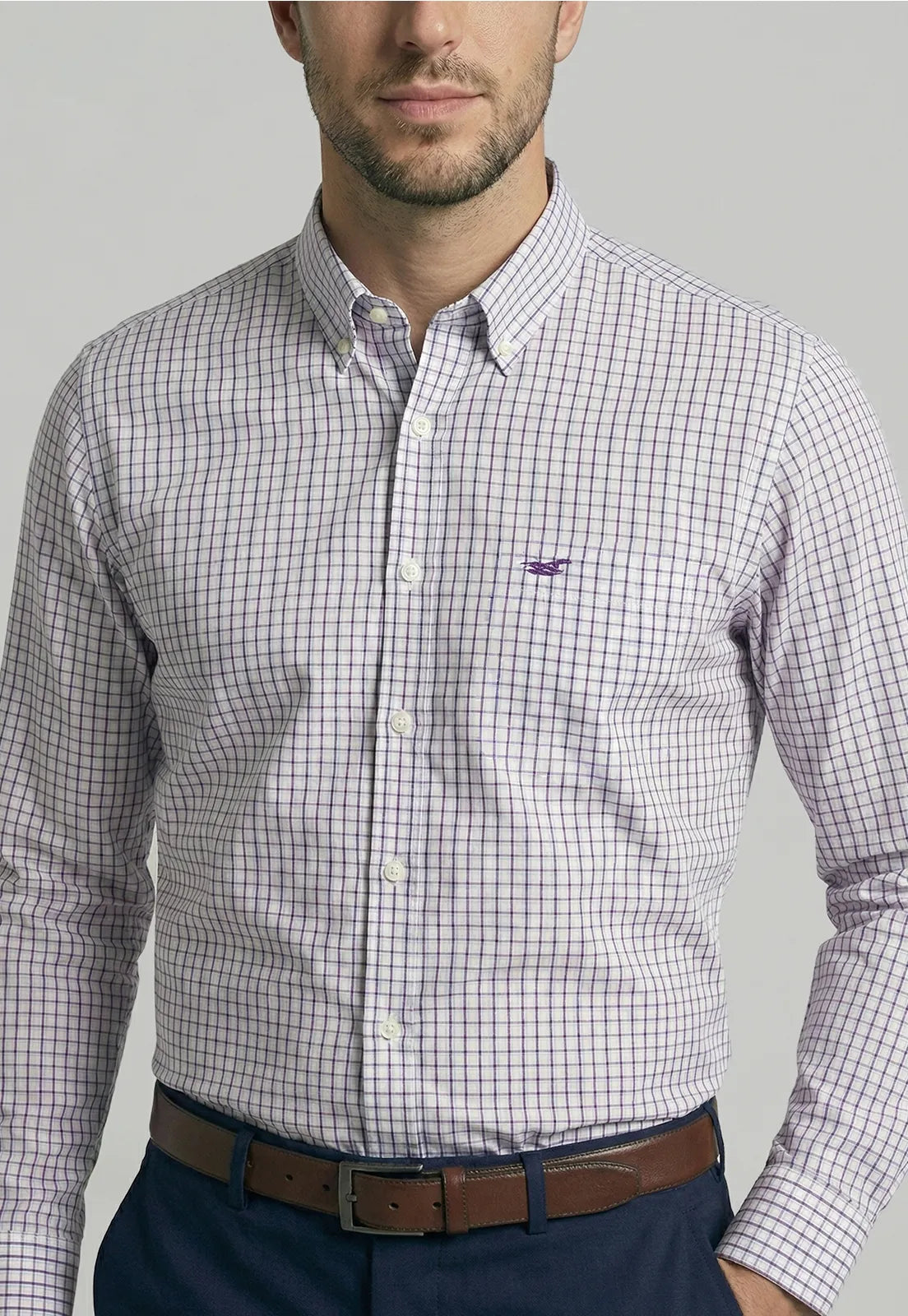 Camisa Hombre Arkansas Violet