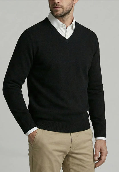 Sweater Hombre Arizona V-Neck Black