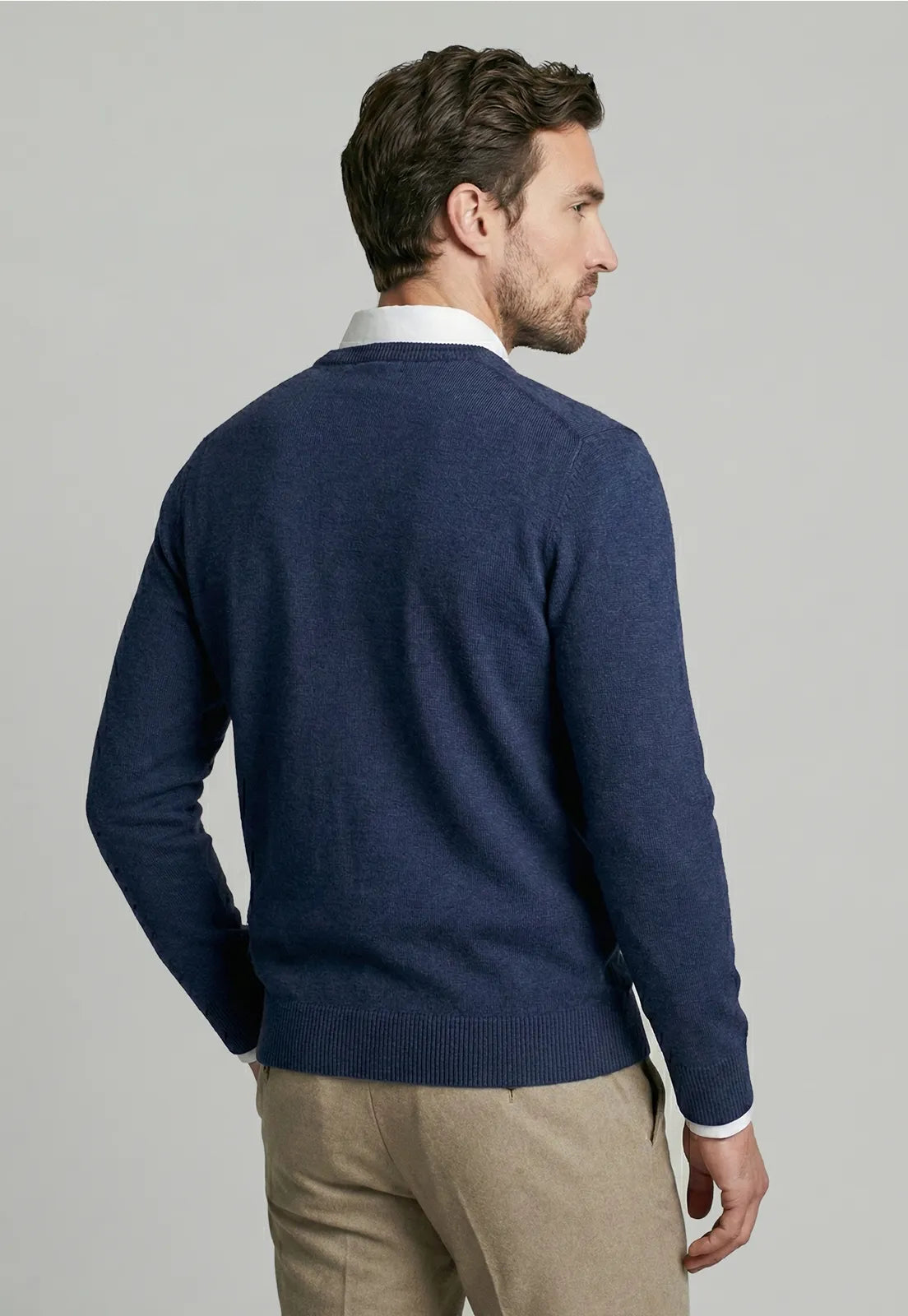 Sweater Hombre Arizona V-Neck Steel