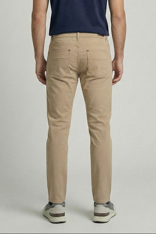 Pantalón Hombre Five Pocket Beige