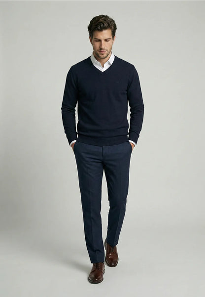 Sweater Hombre Arizona V-Neck Navy
