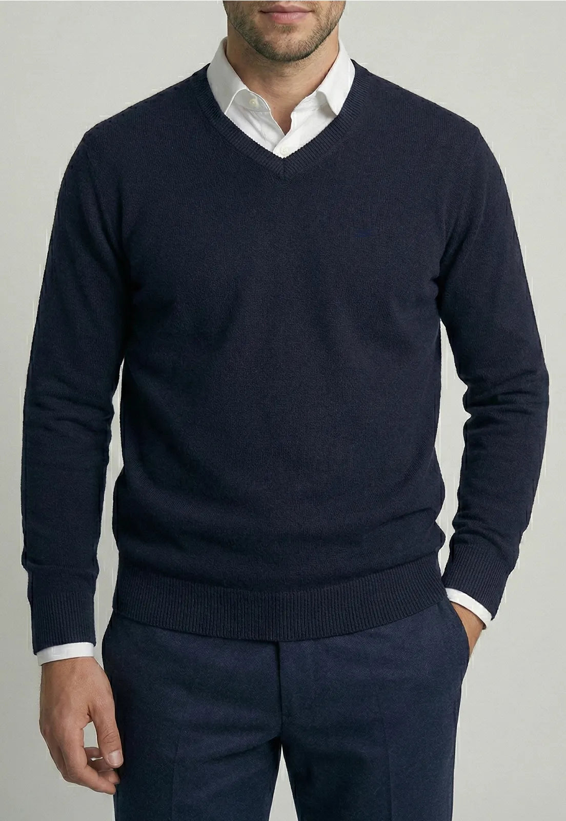 Sweater Hombre Arizona V-Neck Navy