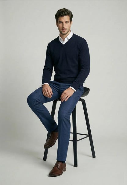 Sweater Hombre Arizona V-Neck Navy
