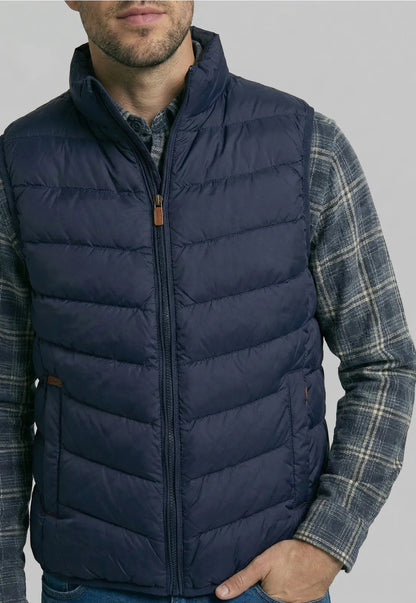 Parka Hombre sin Mangas Vest Daytona Quilted Navy