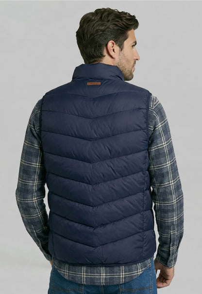 Parka Hombre sin Mangas Vest Daytona Quilted Navy