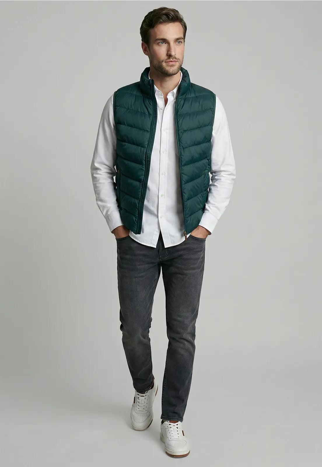 Parka Hombre sin Mangas Vest Daytona Quilted River
