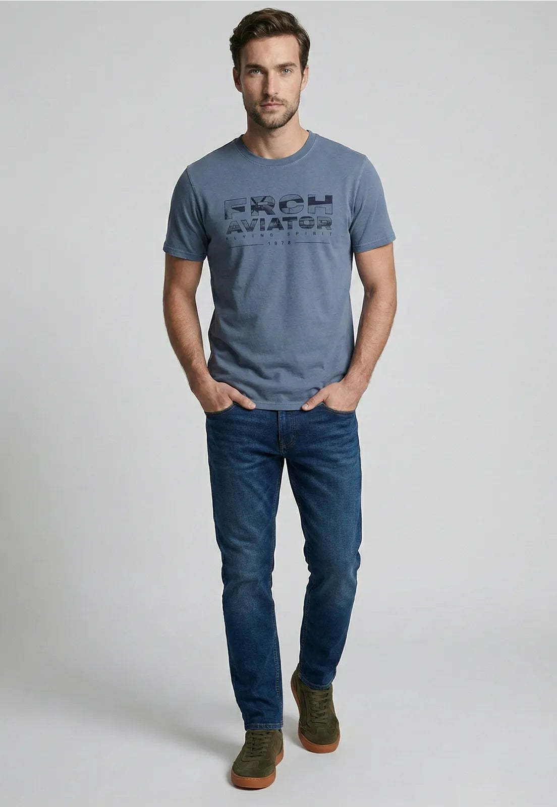 Polera Hombre Berkersfield Sky