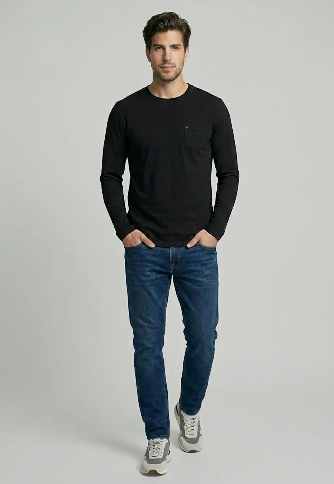 Polera Hombre Boston Black