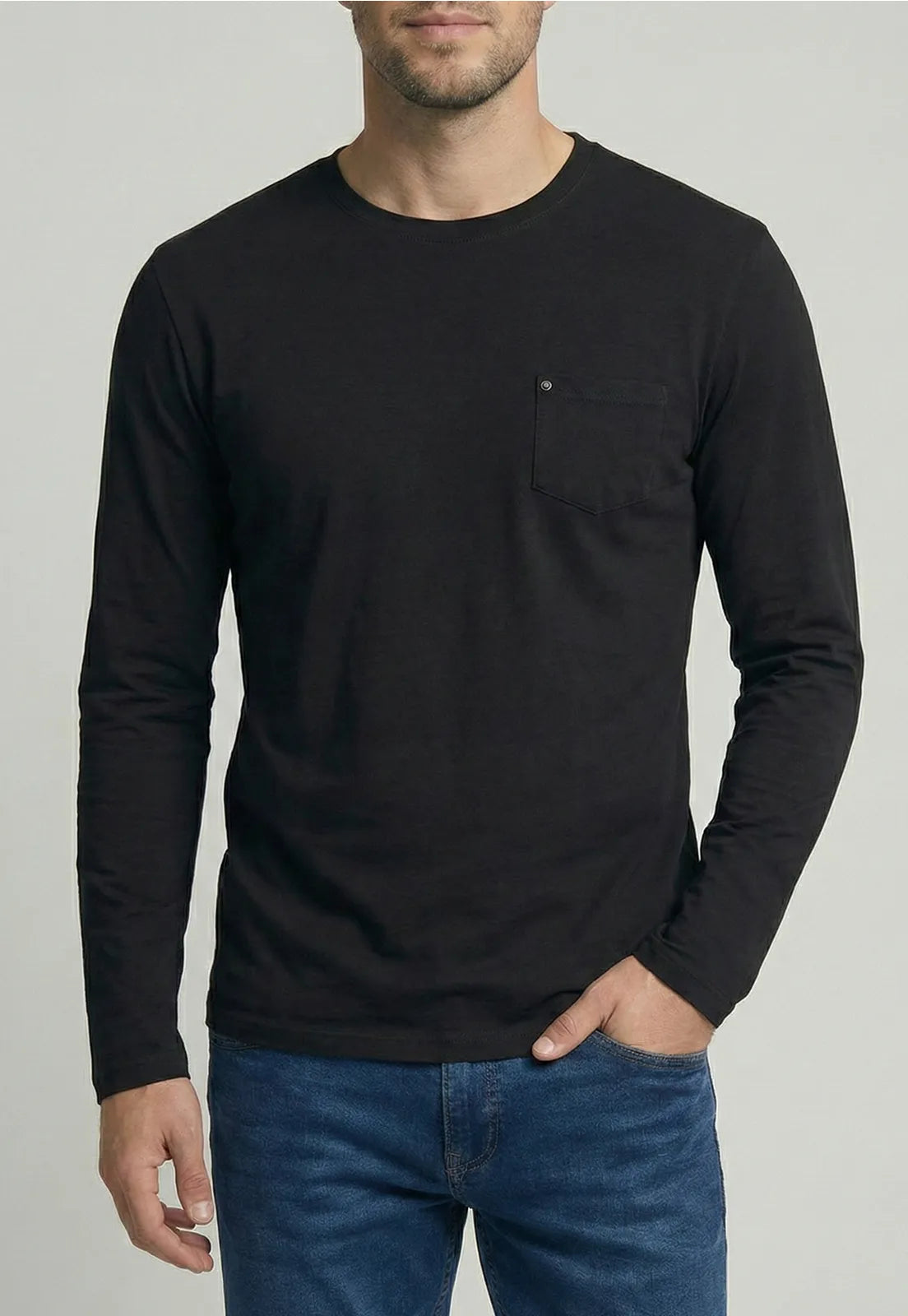 Polera Hombre Boston Black