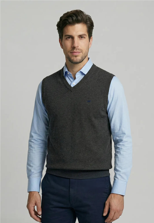 Sweater sin manga Hombre Vest Alaska Black