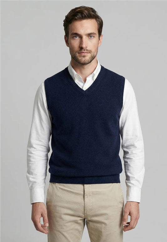 Sweater sin manga Vest Alaska Navy