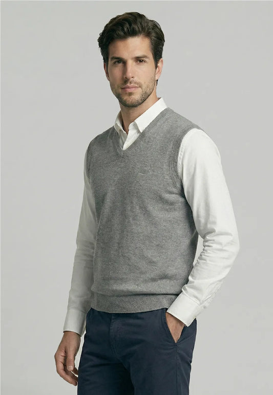 Sweater sin manga Vest Alaska Grey Melange