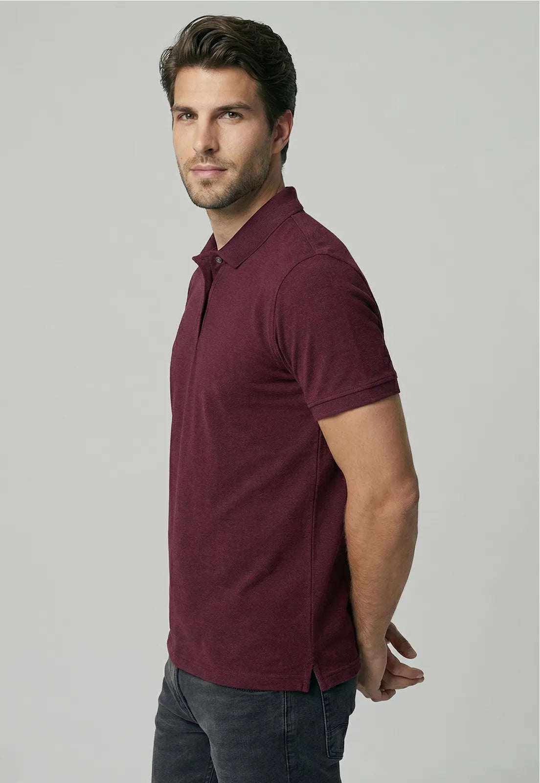 Polera Hombre Regular Boston Plum