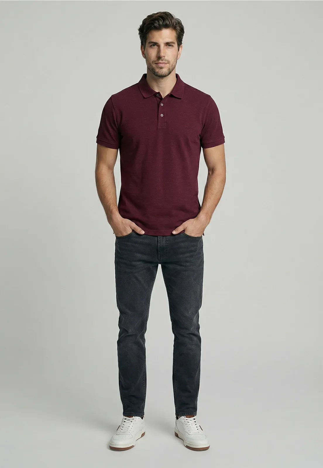 Polera Hombre Regular Boston Plum