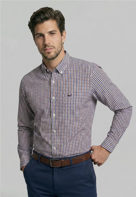 Camisa Hombre Bellevue Brown