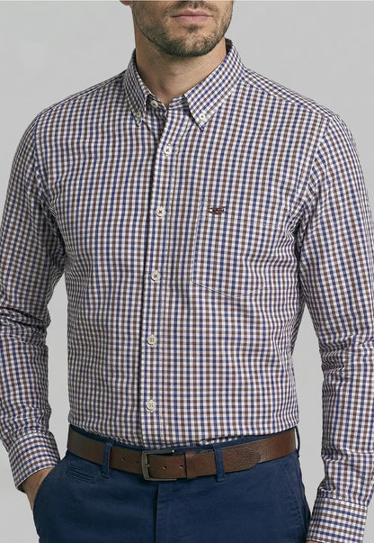 Camisa Hombre Bellevue Brown
