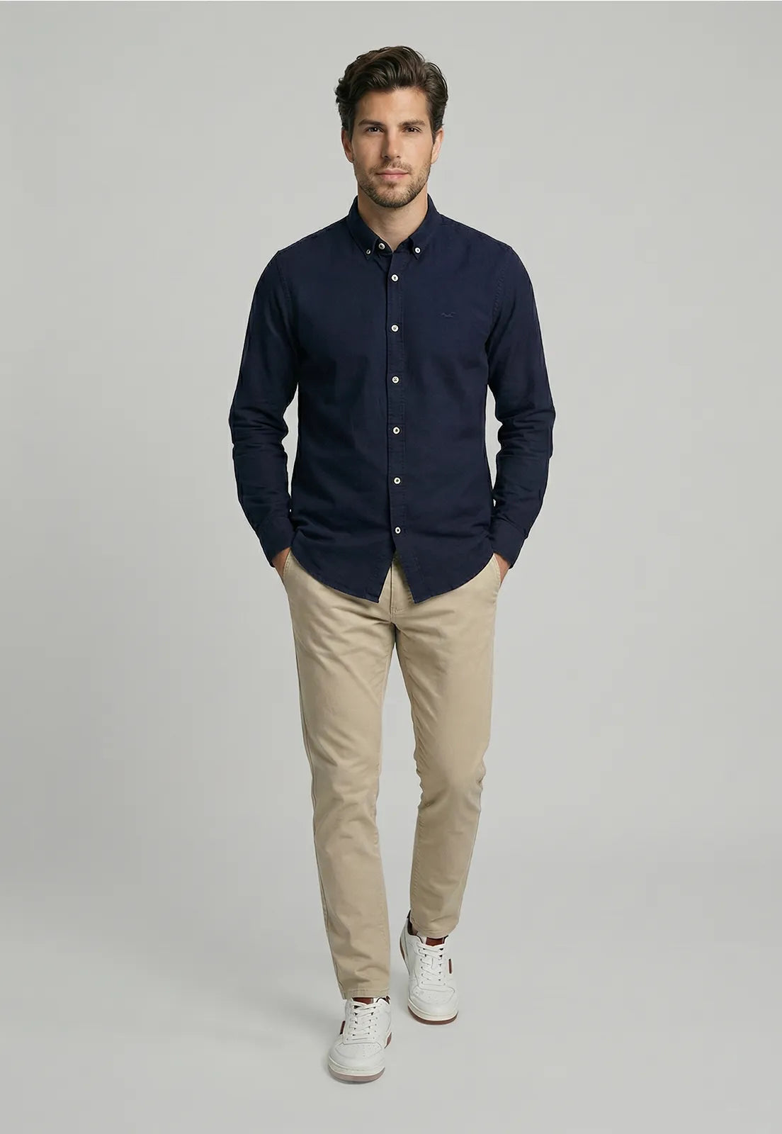 Camisa Hombre Bolton Navy