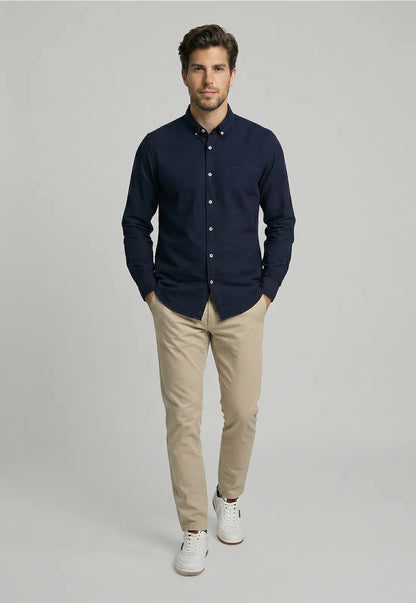 Camisa Hombre Bolton Navy