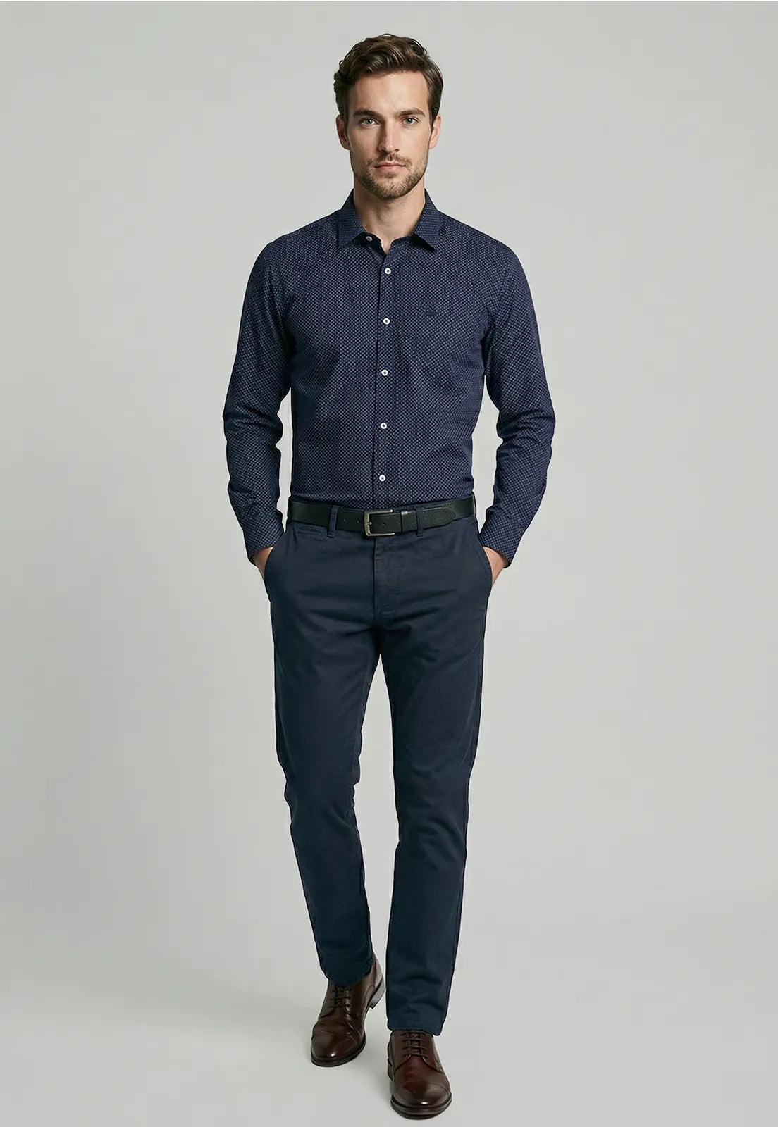 Camisa Hombre Berkeley Navy