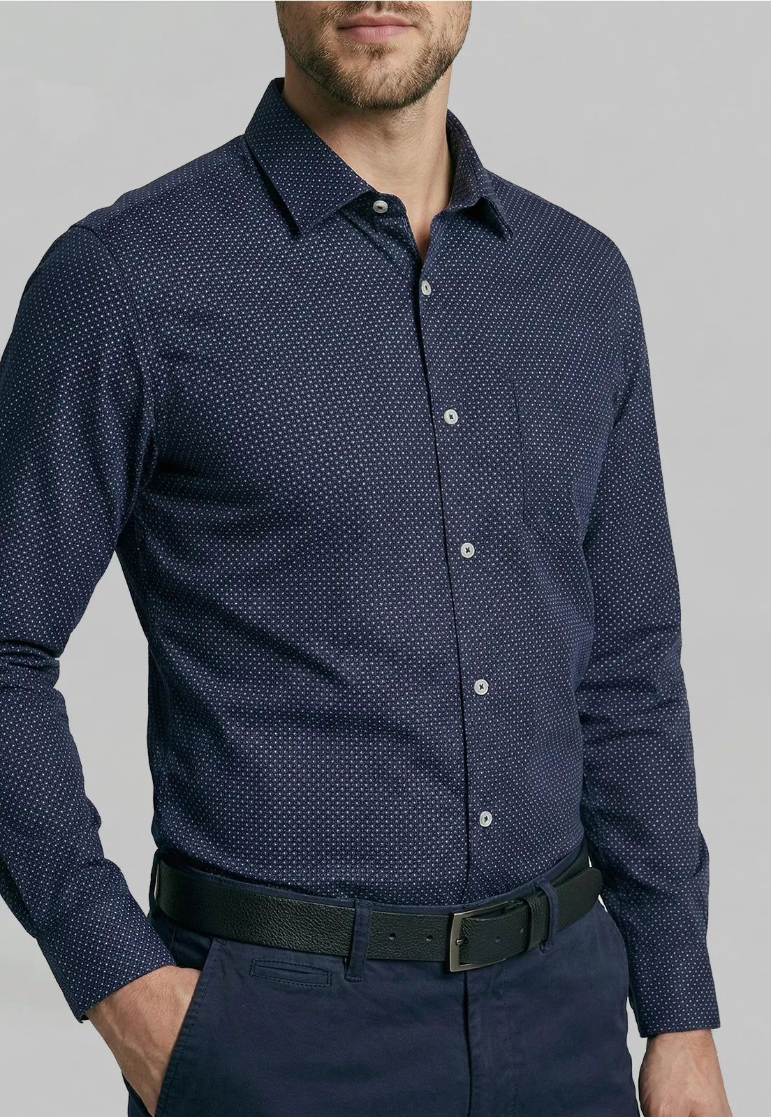 Camisa Hombre Berkeley Navy