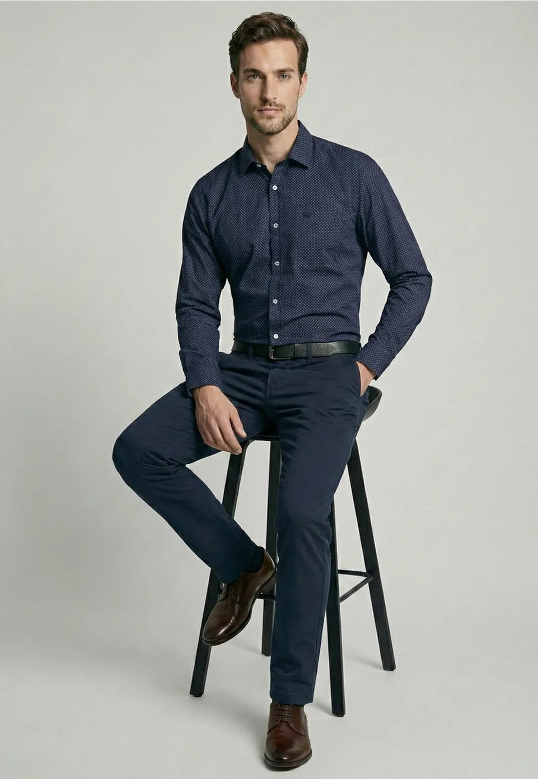 Camisa Hombre Berkeley Navy