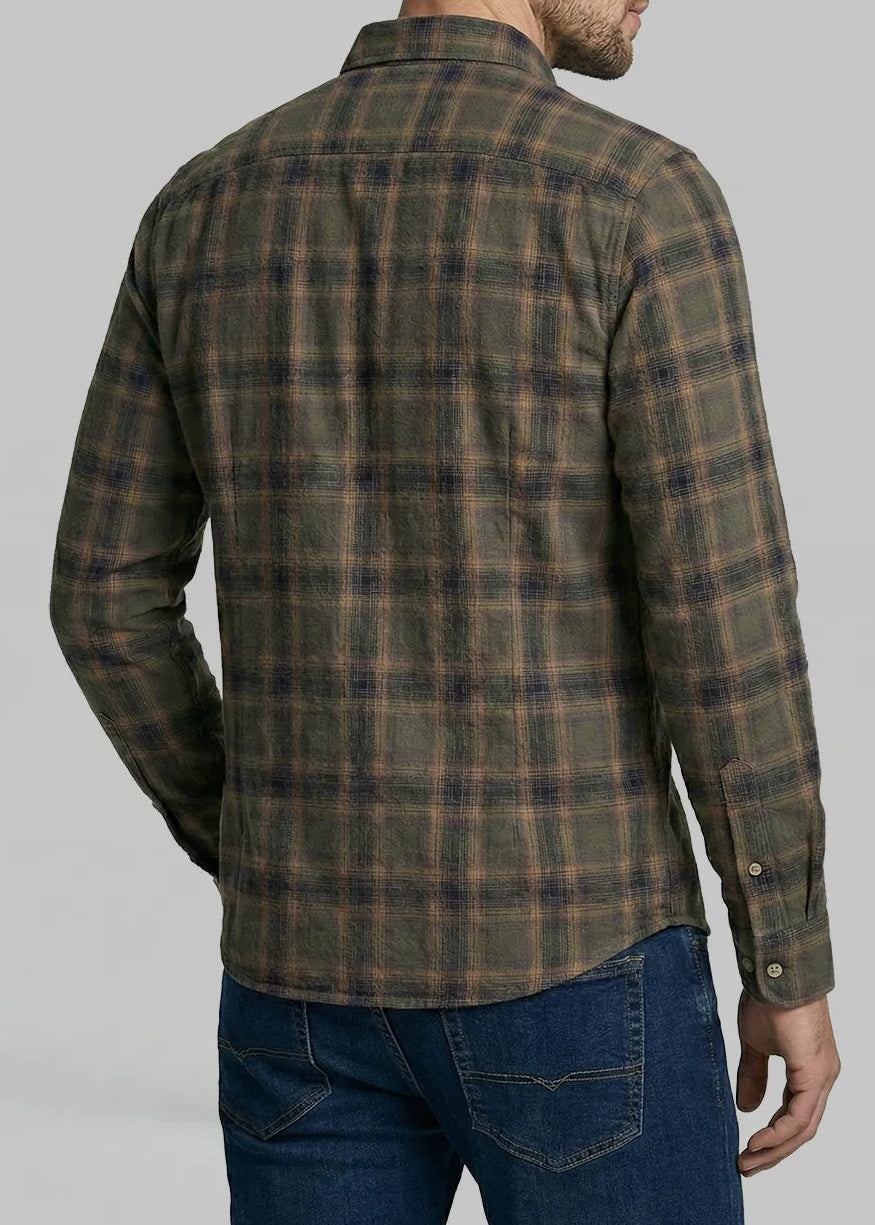 Camisa Hombre Cambrige Militar