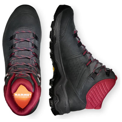 Zapato Mujer Nova IV Mid GTX® Black-Blood Red