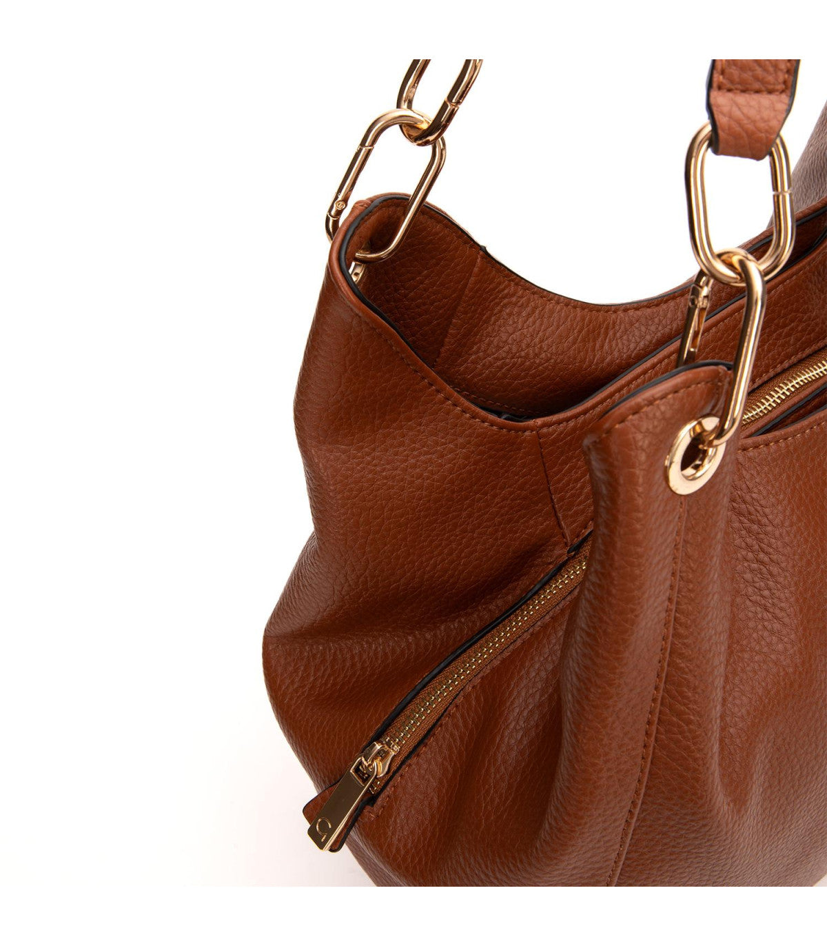 Cartera Mujer Dos Asas CAR3467 Grande Tostado