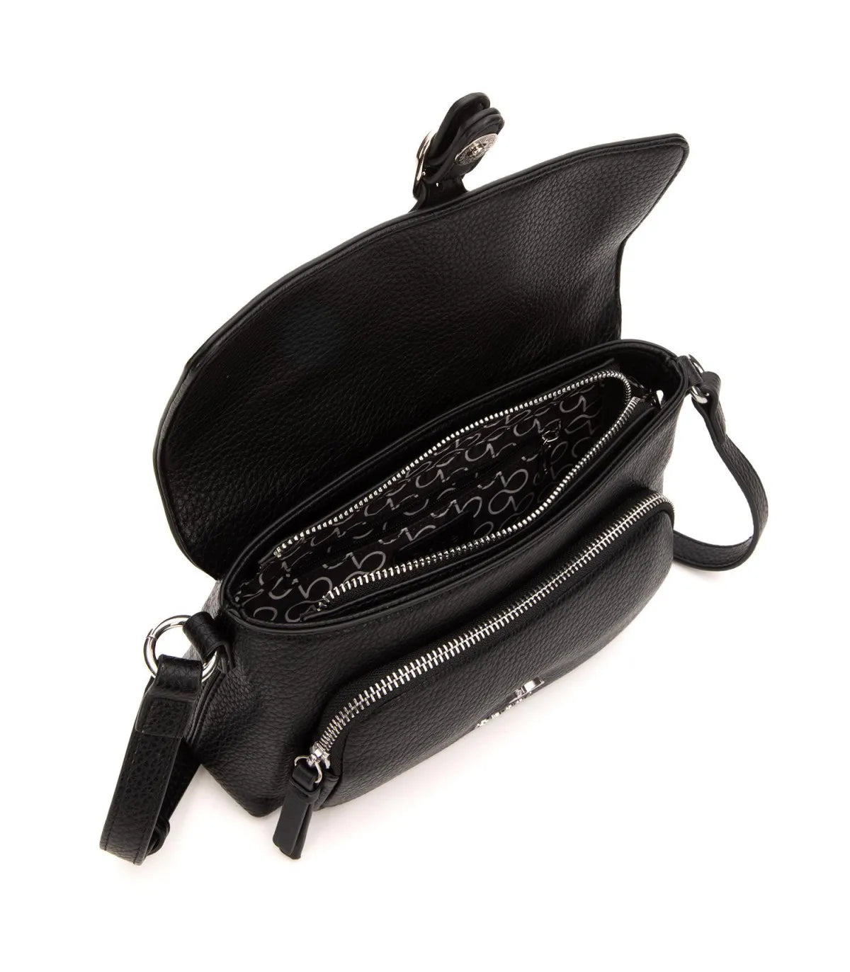 Cartera Mujer Bandolera Grande Negro