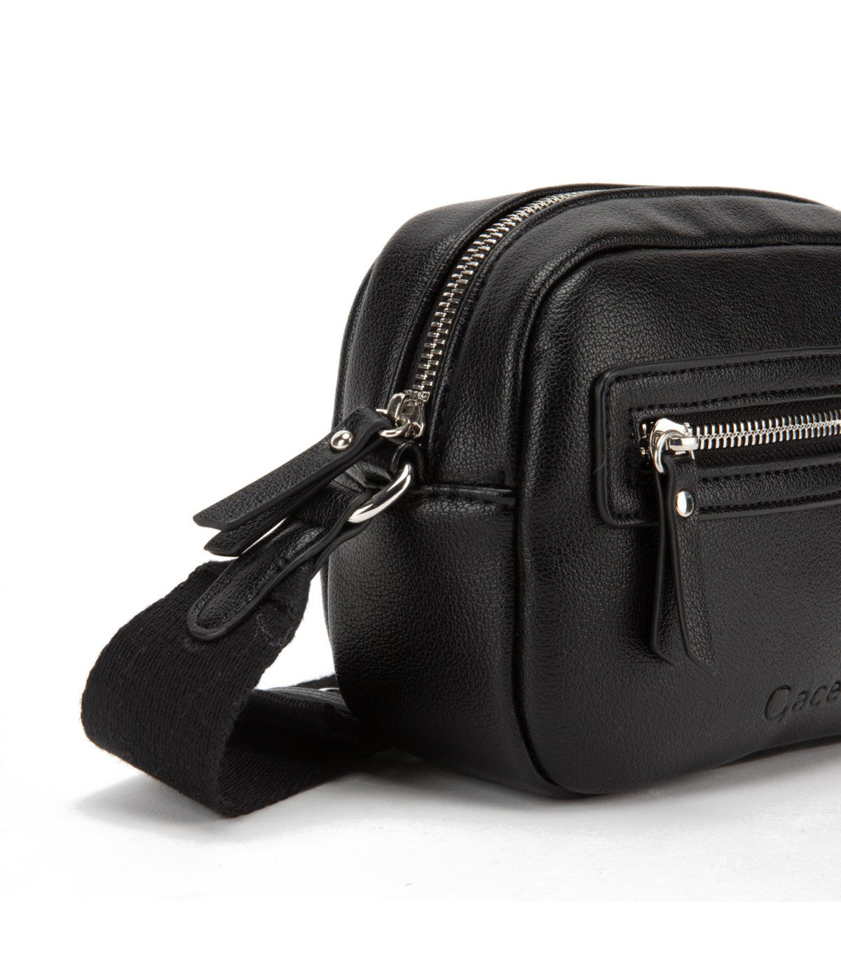 Cartera Bandolera Estrellada Grande Negro