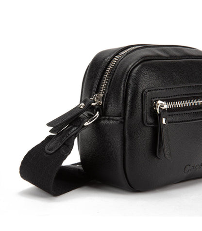 Cartera Bandolera Estrellada Grande Negro