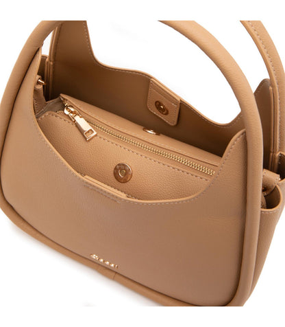 Cartera Mujer Dos Asas CAR3475 Mediana Arena