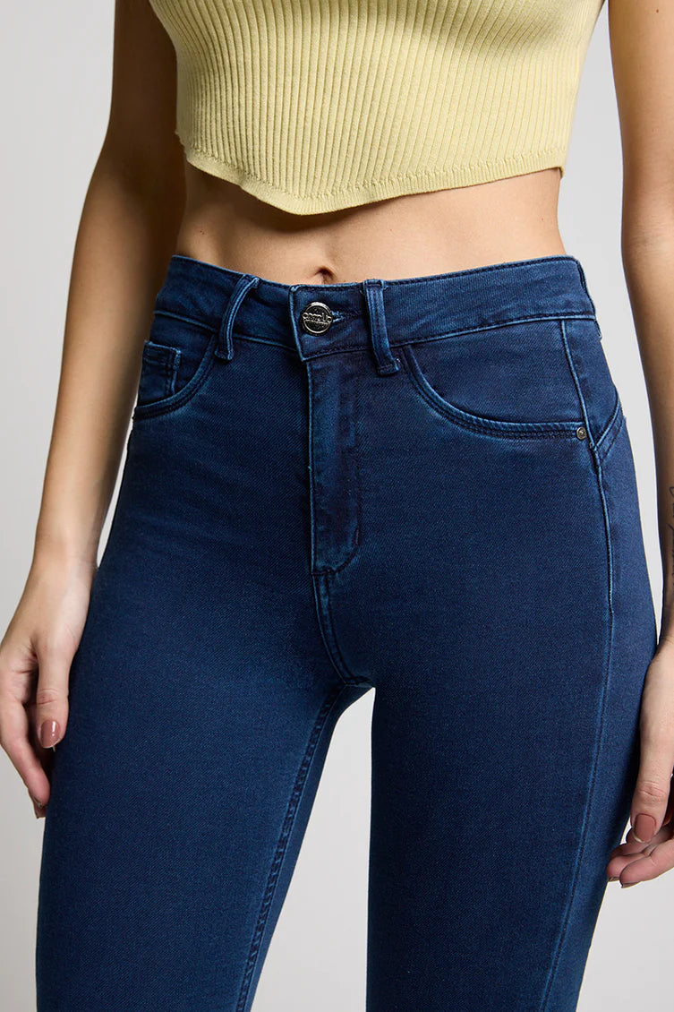 Jeans Mujer High Waist Pitillo 4325 Azul