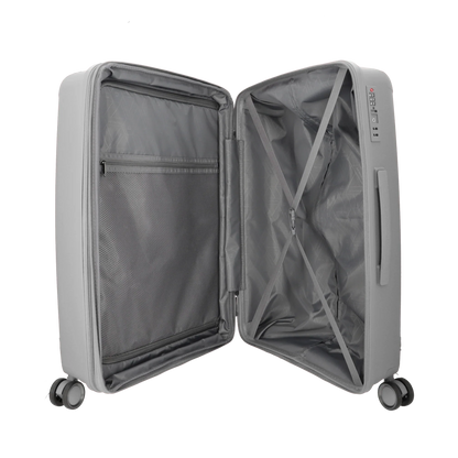 Maleta Grande Moonstone Impact Pro Plateada