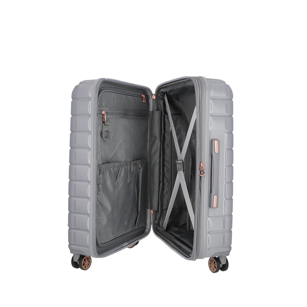 Maleta Mediana Spinwave Impact Pro Gris