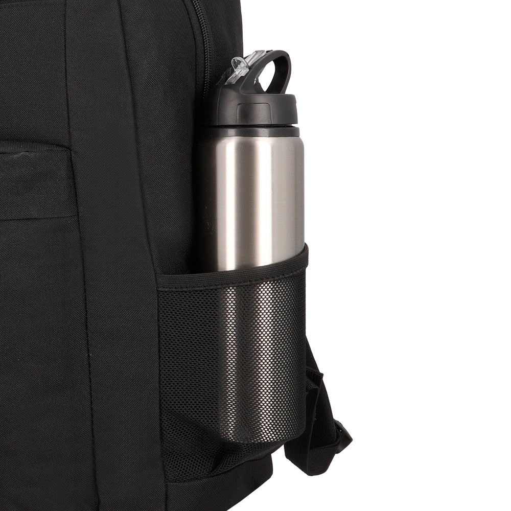 Mochila + Bolso + Estuche + Lonchera Megapack Niño Negro-Rojo