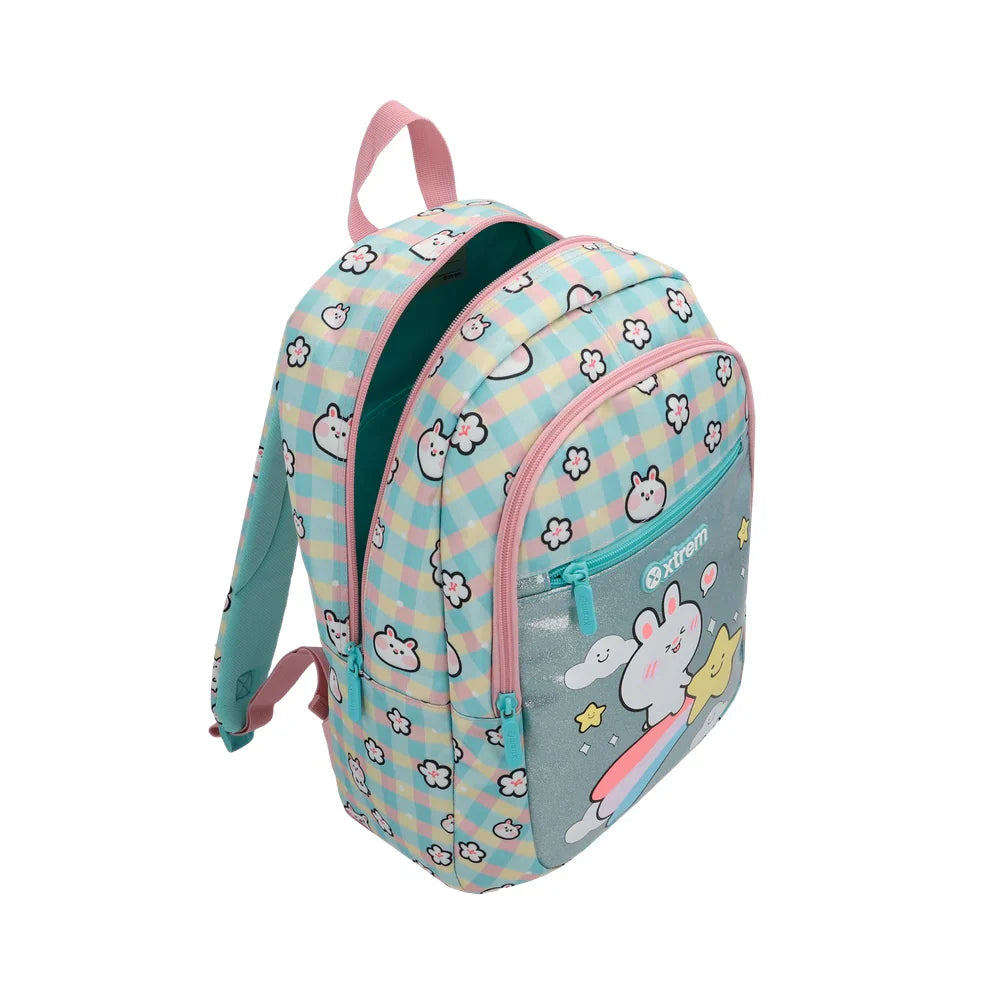 Mochila Escolar Niña Logan Conejo Multicolor