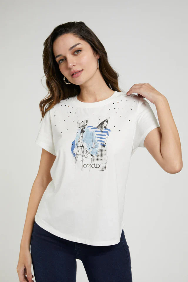 Polera Mujer 4891 Blanco