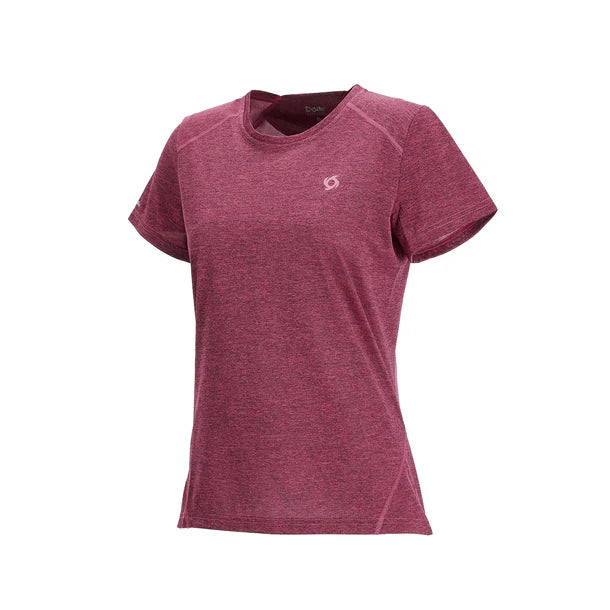 Polera Mujer Deportiva Manga Corta Lava Rosado